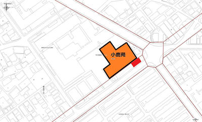 都市計画図　小鹿苑　拡大図