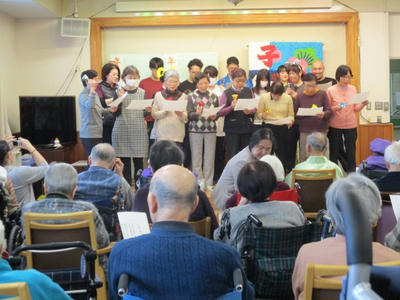 特養新年会　余興　ミュージックベル