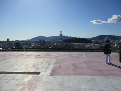 静岡済生会総合病院のヘリポート　高草山側