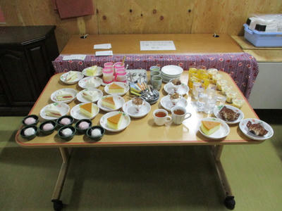 ６月喫茶のメニュー