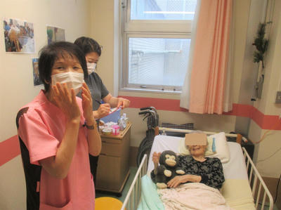 明るくなった居室の様子