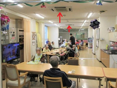 旧寮母室のエアコン修理