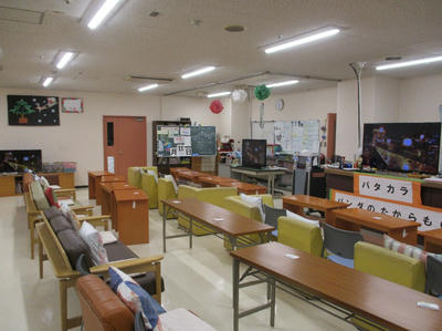 デイサービスのテレビ配線工事終了後