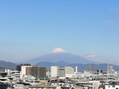 静岡済生会病院から見る富士山