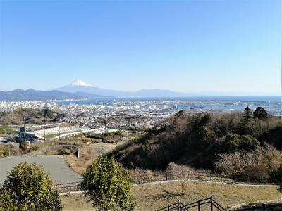 日本平さくら公園の展望台からの眺め