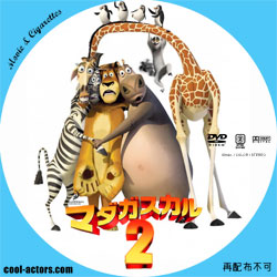 マダガスカル　DVD ラベル