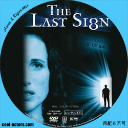 The Last Sign　ザ・ラスト・サイン　DVD ラベル
