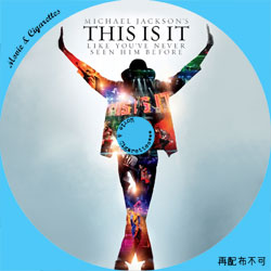 THIS IS IT　DVD ラベル（レーベル）