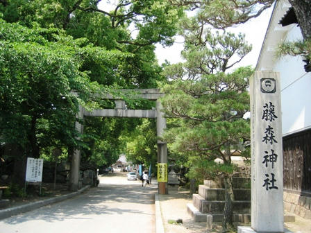 藤森神社の鳥居