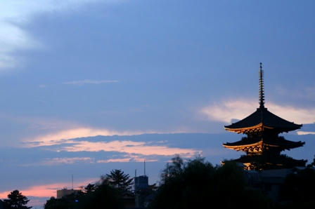 荒池からの興福寺