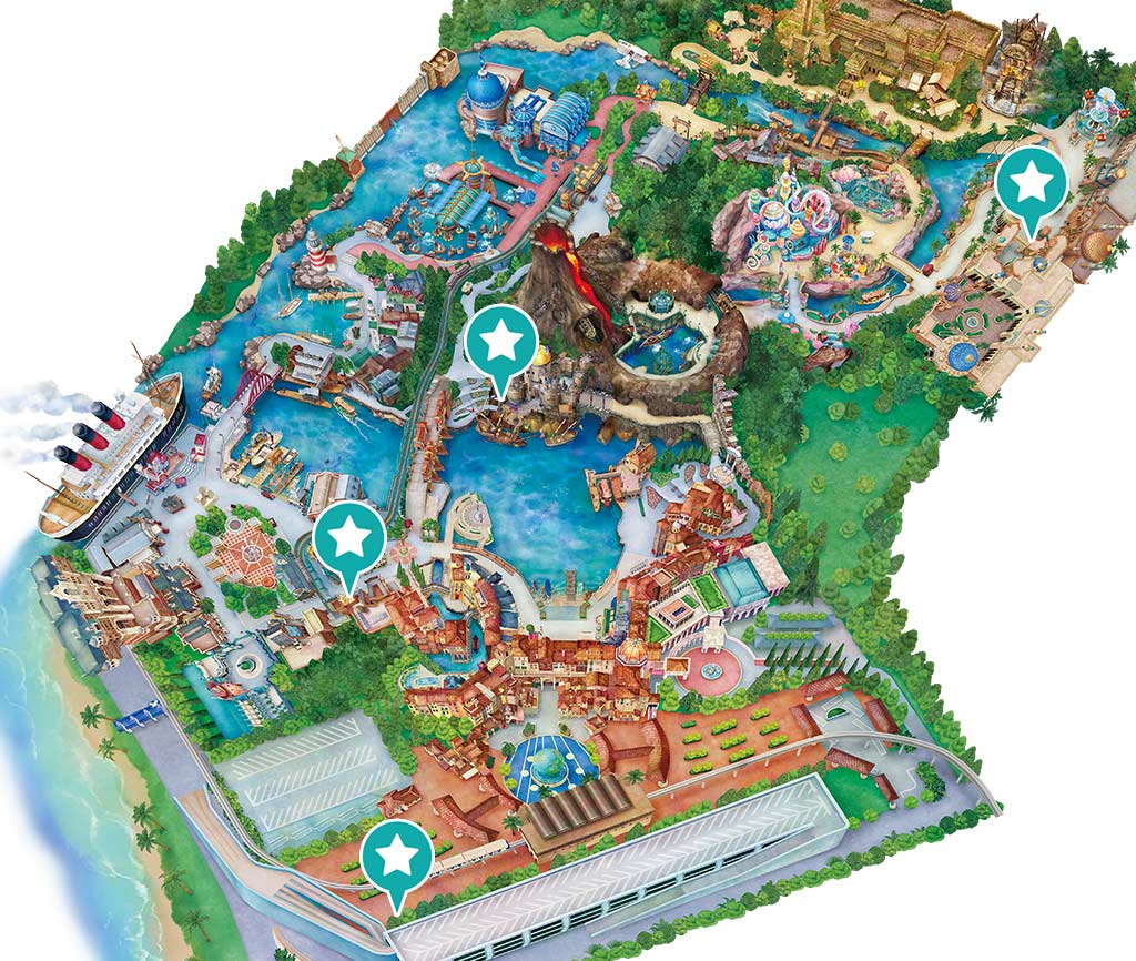 ディズニーシー　喫煙所