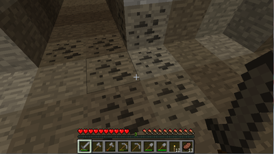 これが石炭のとれるブロック