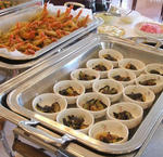 揚げ茄子と海老フリッター