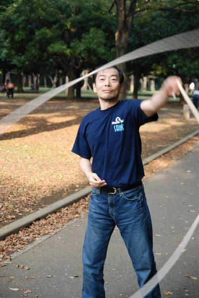 代々木公園ロープ練習