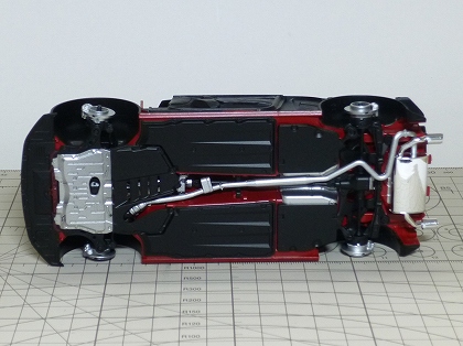 アオシマ 1/24 プリペイントモデル No.36 TOYOTA 86'12 ライトニングレッド シャーシ