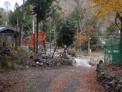 冬の貴船山（二ノ瀬駅から尾根経由）登山