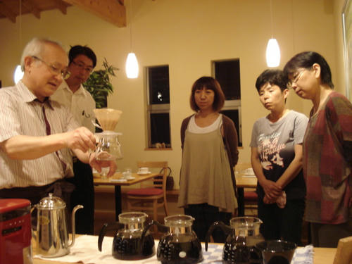 ２杯点ての手順・勘所を説明