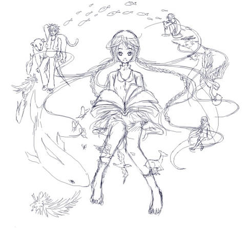 線画