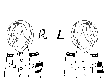 RとL