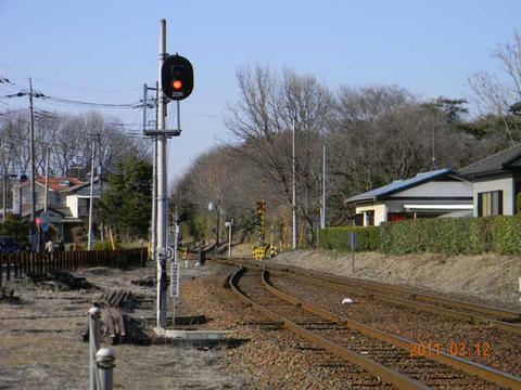 3月12日の大田郷駅