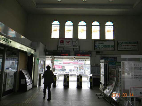 2011年3月14日・下館駅北口