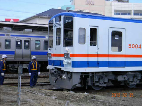 「キハ5000形」2次車(2013年2月25日)