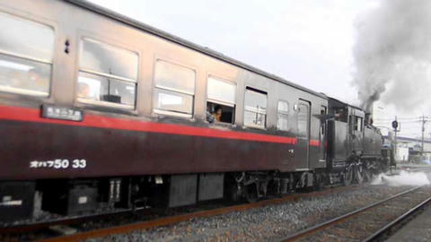 真岡鐵道SL重連(2013年3月10日・真岡駅)