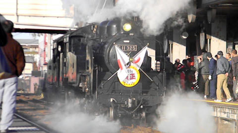 「SL単機重連運転」(2014年1月5日撮影)