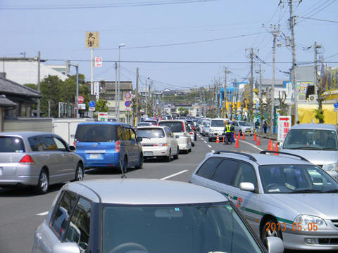 那珂湊の渋滞