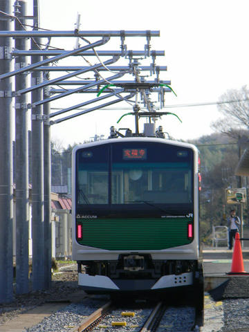 JR東日本】「EV-E301系」（ACCUM／アキュム）見学｜下館レイル倶楽部