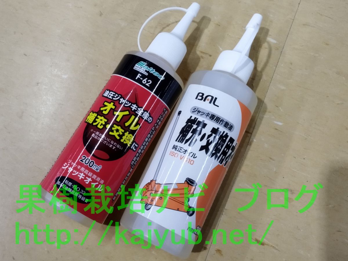 油圧ジャッキオイルの粘度