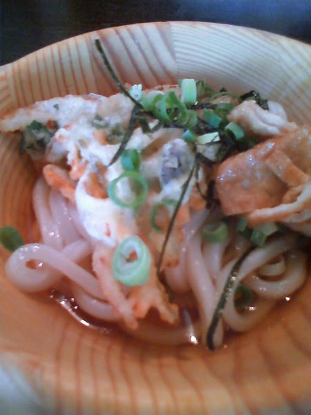 ウドン食いました。