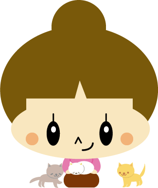 ねこちゃんたちと。