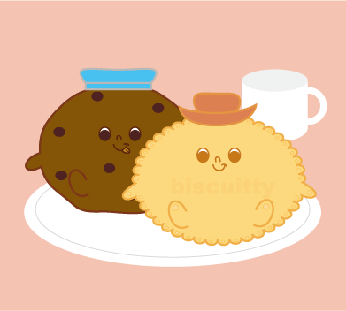 ビスケッティーとチョコチッピー