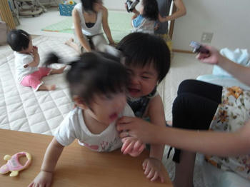 やめてよーーー泣