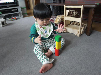 積み上げ中
