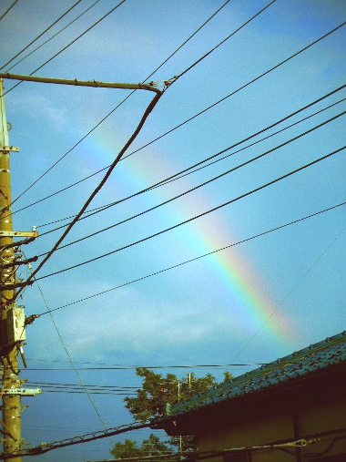 2013年10月の虹