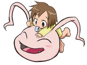 コロモンとヒカリ