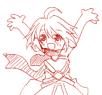 らくがきの右上のえみるさん。