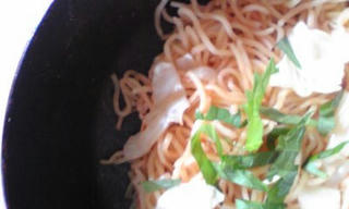 明太焼きそば