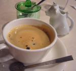 食後のコーヒー