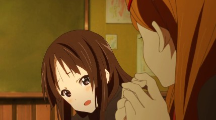 赤らめた澪ちん　ﾎﾟｯ