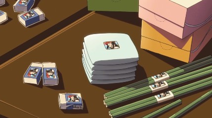 タオルかな？シール取れちゃうお