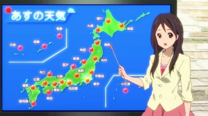 お天気お姉さん(*&acute;Д`)ﾊｧﾊｧ
