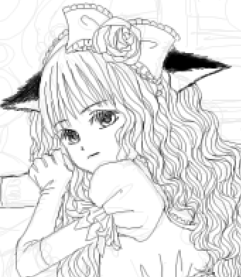 ふりふりにゃんこ