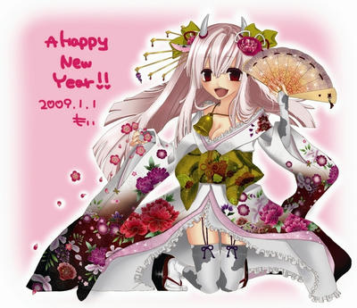 もぃさんお年賀絵