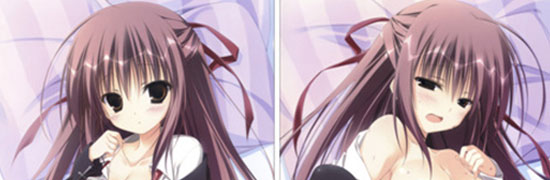 御桜稟 裸のおっぱい 無修正抱き枕カバー