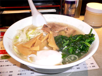 青菜塩ラーメン