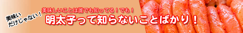 明太子って知らないことばかり！