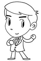 Illustration of business - 「Businessman、New employee」